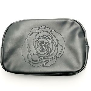 ❤️ 4 for $25 Lancome Black Rose Cosmetic Makeup Bag NEW